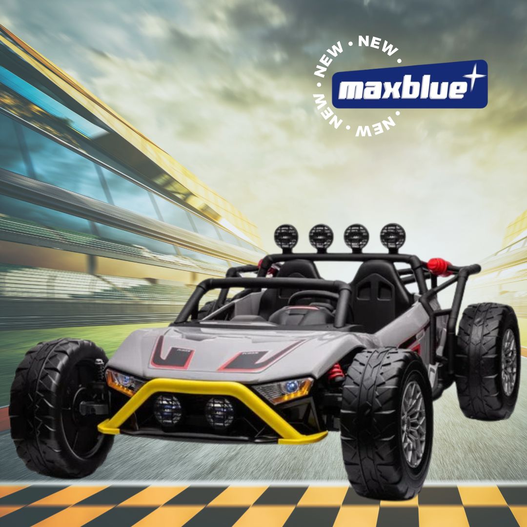 CARRO DEPORTIVO GRIS MONTABLE ELÉCTRICO