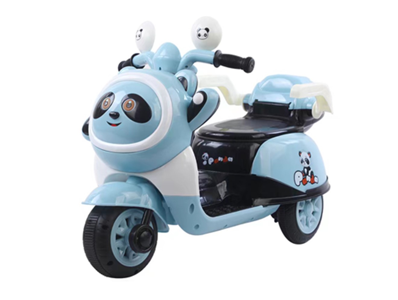 MOTO OSITO PANDA AZUL MONTABLE ELÉCTRICO